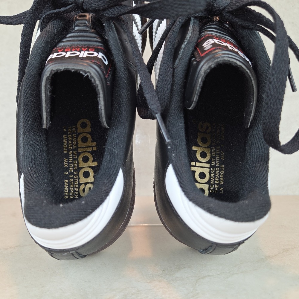 Adidas Samba 036516 SIZE US 6 YOUTH Kids Indoor Soccer Shoes Black Gum Sneaker - Picture 8 of 11